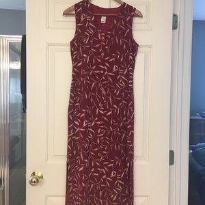 Clifford and Wills red button up dress